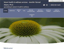 Tablet Screenshot of bloomhealthdenver.com
